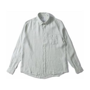 Shirt Edmmond Studios Men Linen Shirt Plain Sage-XL
