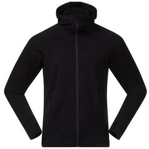 Vest Bergans Men Ulstein Wool Hood Black-XXL