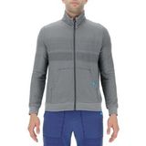 Vest UYN Men Natural Training OW Full Zip L/S Grey Melange-XL