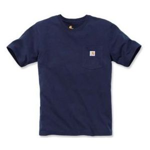T-Shirt Carhartt Men Workwear Pocket S/S Navy-L