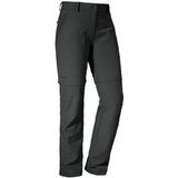 Afritsbroek Schöffel Women Pants Regular Ascona Zip Off Asphalt-Maat 40