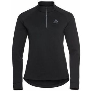 Longsleeve Odlo Women Mid Layer 1/2 Zip Berra Black