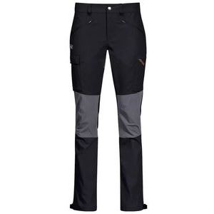 Broek Bergans Women Nordmarka Hybrid Black Solid Dk Grey-L