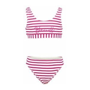 Bikini Brunotti Girls Lunina-YD Rib Stripe Pink-Maat 152
