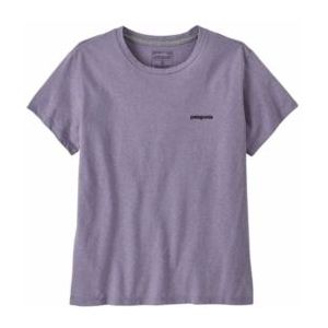 T-Shirt Patagonia Women P-6 Logo Responsibili-Tee Concrete Purple-L