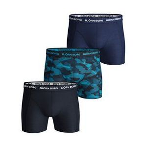 Boxershort Björn Borg Men Essential Shorts Sammy BB Shadeline Total Eclipse (3 pack)-L