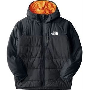 Jas The North Face Boys Reversible Perrito Jacket TNF Black Cone Orange-S