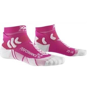Hardloopsokken X-Socks Women Run Performance Pink Grey-Schoenmaat 37 - 38
