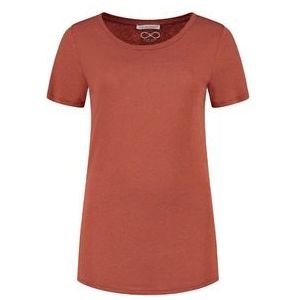 T-Shirt Blue Loop Women Denimcel Melange Rust-XL