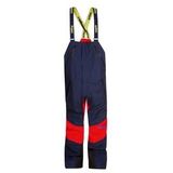 Bergans - Arctic Expedition Salopette - Skibroek - Navy Blue/Bright Red - 100% Polyamide