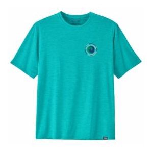 T Shirt Patagonia Men Cap Cool Daily Graphic Shirt Unity Fitz: Subtidal Blue X/Dye-S