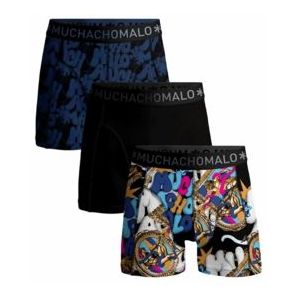 Boxershort Muchachomalo Men Shorts Adam Print Print Black (3-Pack)-L
