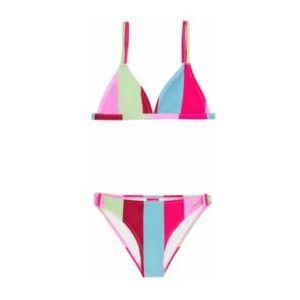 Bikini Protest Girls Prtabby Triangle Loud Pink-Maat 140