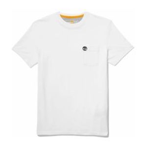 T-Shirt Timberland Men Dustan River Pocket Tee White-XXL