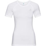 Ondershirt Odlo Women SUW Top Crew Neck S/S Performance Light White-XS