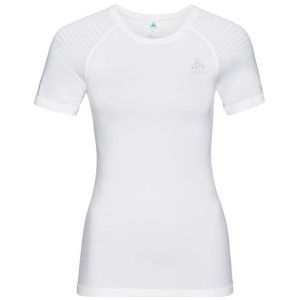 Ondershirt Odlo Women SUW Top Crew Neck S/S Performance Light White-XS