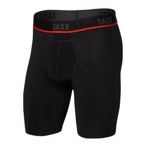 Boxershort Saxx Men Kinetic Long Leg Black-XXL