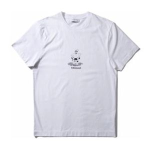 T-Shirt Edmmond Studios Men Boris Plain White-XXL