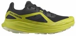 Trailrunning schoen Salomon Men Ultra Flow Black Sulphur Spring Transparent Yellow-Schoenmaat 45,5