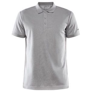 Polo Craft Men Core Unify Polo Shirt Grey Melange-XXXL