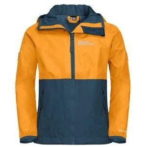 Jas Jack Wolfskin Kids Rainy Days Jacket Orange Pop-Maat 176