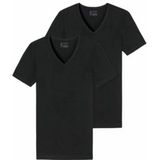 T-Shirt Schiesser Men 173982 Black (set van 2)-M
