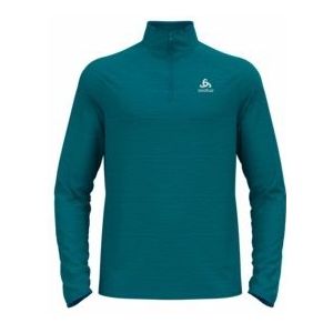 Longsleeve Odlo Men Mid Layer 1/2 Zip Essential Thermal Saxony Blue Melange-L