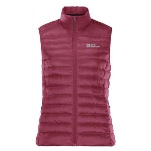 Bodywarmer Jack Wolfskin Women Pack & Go Down Vest Sangria Red-S