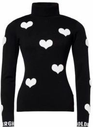 Goldbergh - Bacio LS Knit Sweater - Zwart - Damestrui