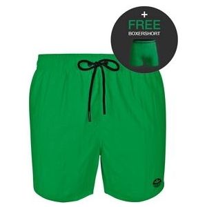 Zwembroek Muchachomalo Men Solid Green 23-XXL