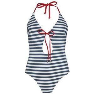 Badpak Barts Women Custe Halter One Piece Blue