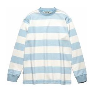 Sweatshirt Taikan Striped L/S Crew Baby Blue-M