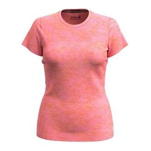 T-Shirt Smartwool Women Merino Short Sleeve Tee Guava Orange Wash-L