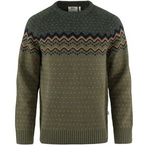 Trui Fjallraven Men Ovik Knit Sweater Laurel Green-Deep Forest