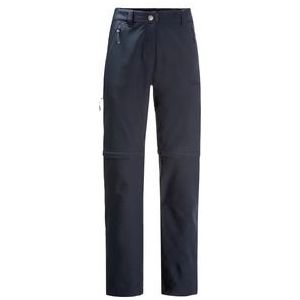 Broek Jack Wolfskin Women Active Track Zip Off Pants Night Blue-Maat 46