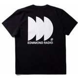 T-Shirt Edmmond Studios Men Radio Club Plain Black-M