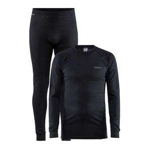 Baselayerset Craft Men Core Dry Black-XL