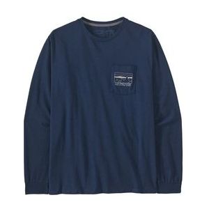 Longsleeve Patagonia Men 73 Skyline Pocket Responsibili-Tee Lagom Blue-L