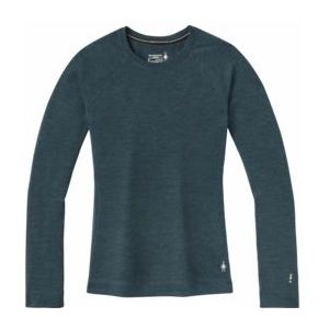 Ondershirt Smartwool Women Classic Thermal Merino Base Layer Crew Boxed Twilight Blue Heather-XL