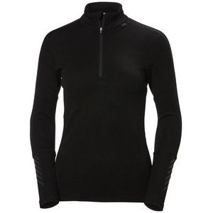 Ondershirt Helly Hansen Women Lifa Merino Midweight 1/2 Zip Black-M