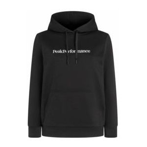 Peak Performance - Big Logo Hood - Hoodie - Zwart