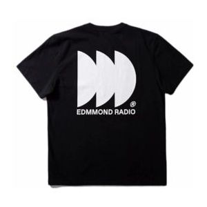 T-Shirt Edmmond Studios Men Radio Club Plain Black-M