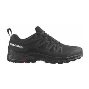 Wandelschoen Salomon Men X Ward Leather GTX Black Black Black-Schoenmaat 44,5