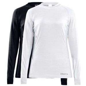 Ondershirt Craft Women Core 2-Pack Baselayer Tops W Black-White-XL