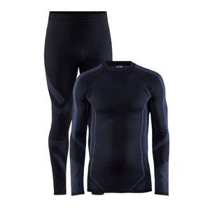 Baselayerset Craft Men Core Dry Fuseknit Set Black-S