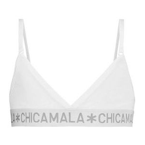 Sport BH Chicamala Girls Triangle Top Solid White-Maat 158 / 164