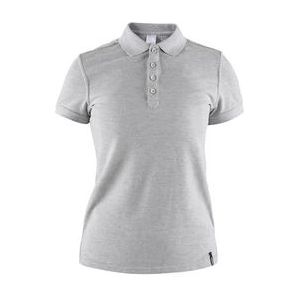 Polo Craft Women Casual Pique Grey Melange-M