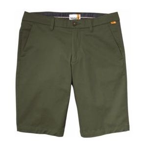 Korte broek Timberland Men Claremont Twill Chino Short Leaf Green-Maat 28