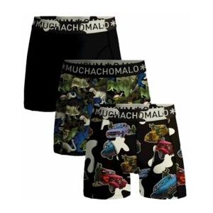 Boxershort Muchachomalo Men Figures Print Print Black ( 3-Pack )-XXL