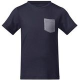 T-Shirt Bergans Kids Myske Wool Navy Blue-Maat 122